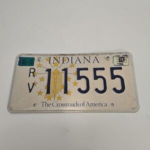 Cross Roads Of America Indiana License Plate 2003‎